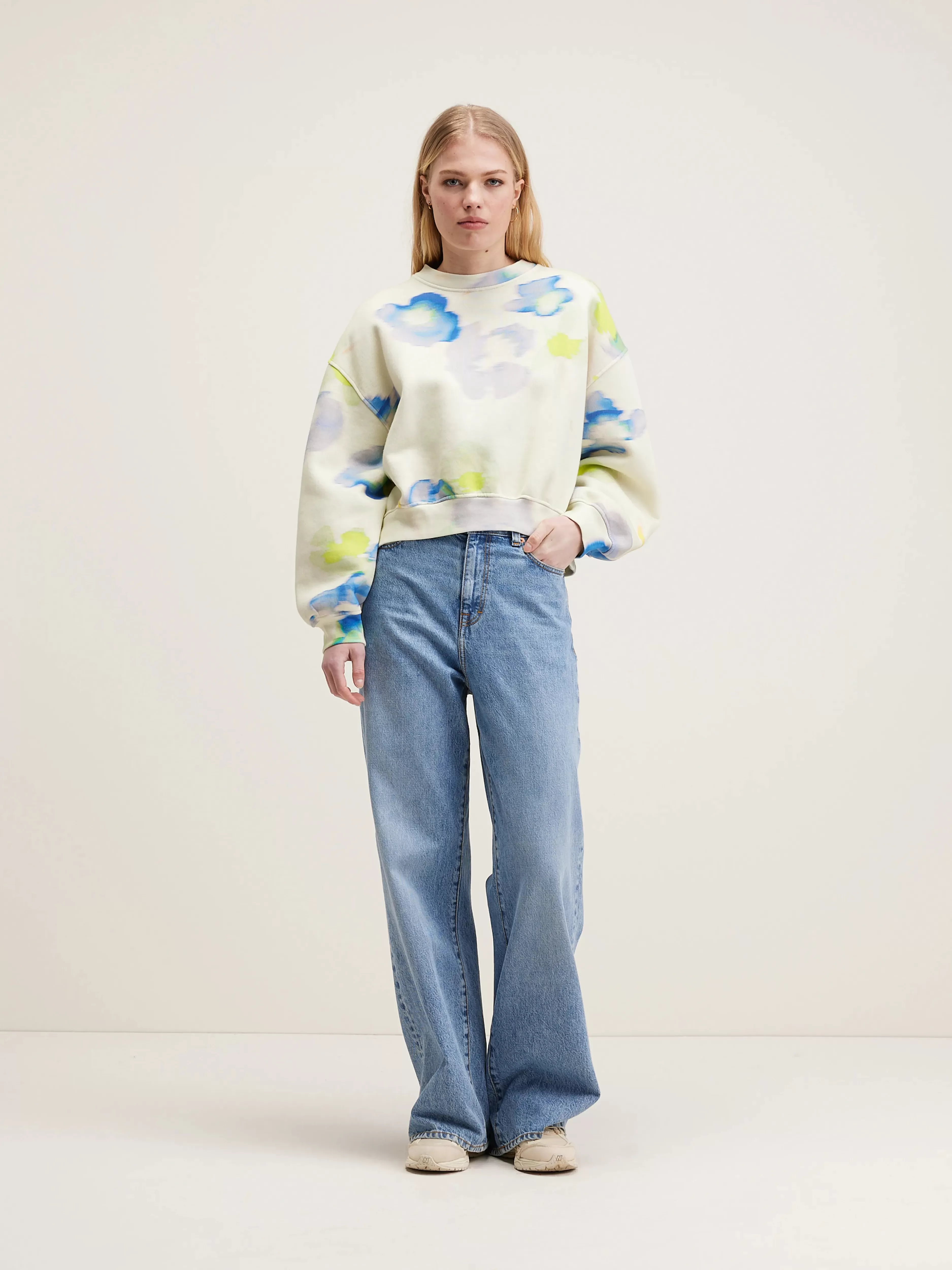 Fancy Bloemenprint Sweatshirt-Bellerose Flash Sale