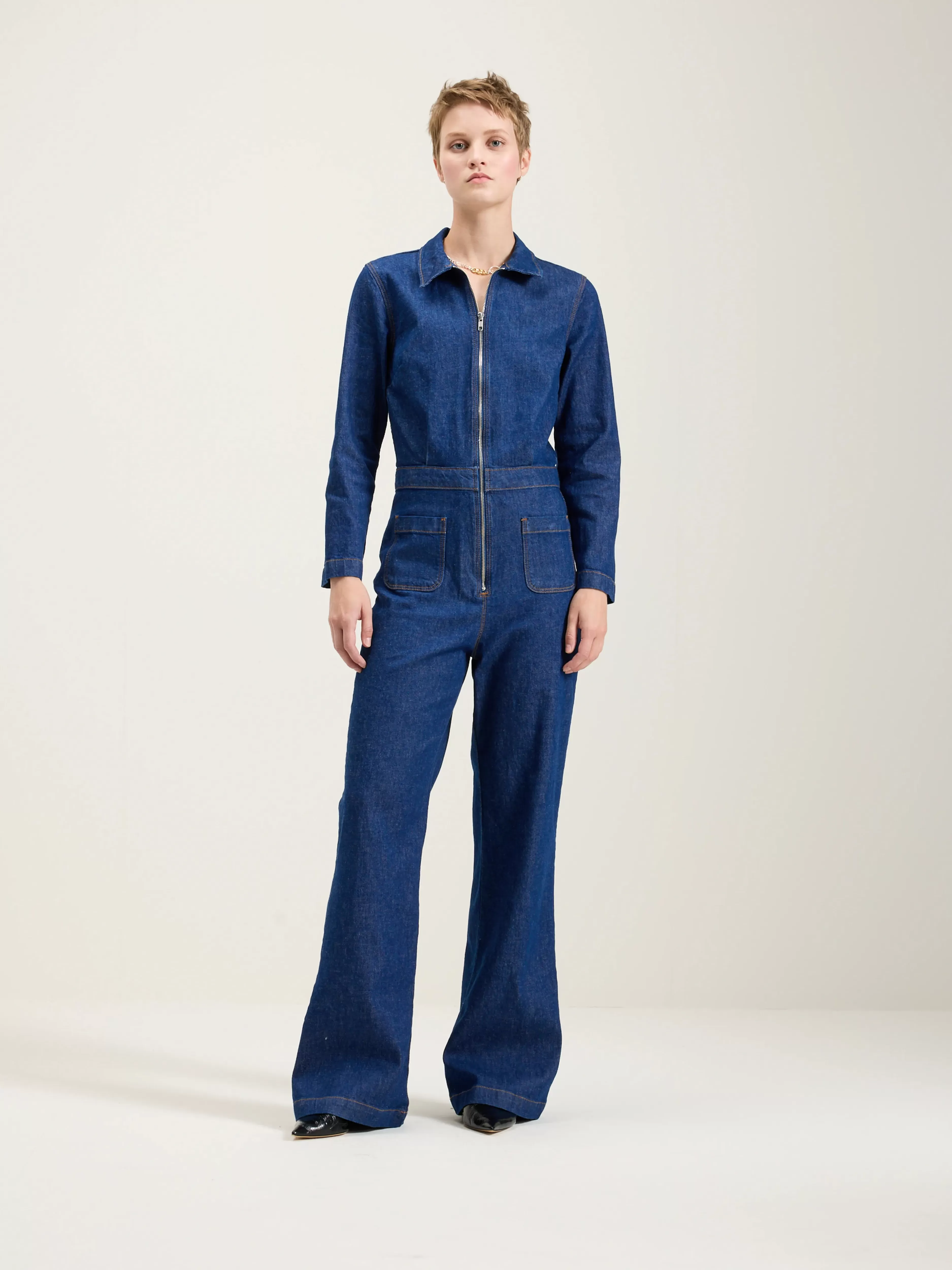 Pamelie Denim Jumpsuit-Bellerose New